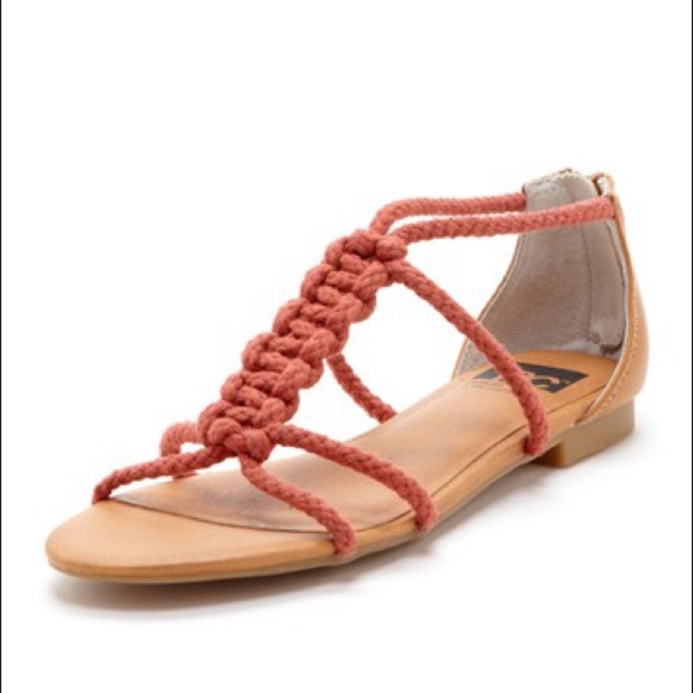 BC Footwear Rust rope sandal